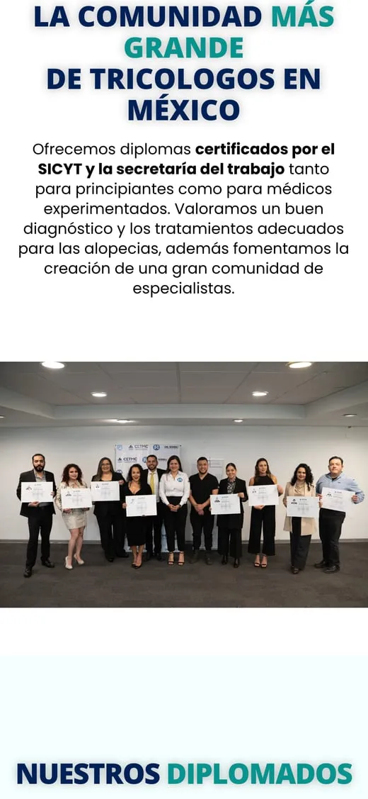 Pantalla del sitio de CETMC