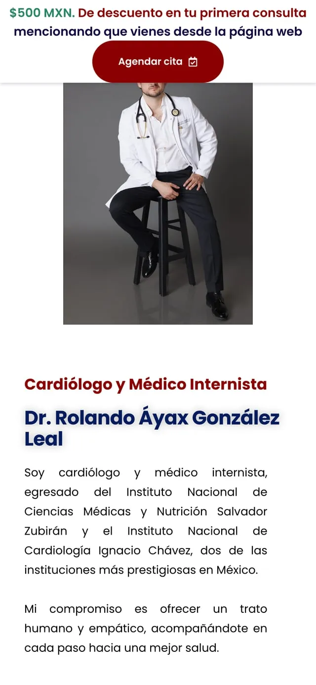 Sitio de Dr. Rolando González
