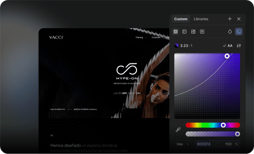 VACCI website preview
